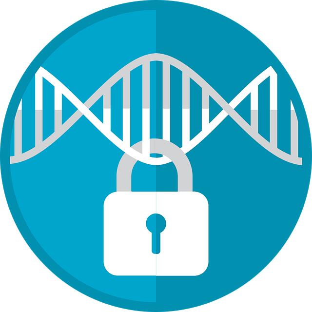 genomic privacy, genomic security, genome privacy, genome security, genomic privacy icon, genomic security icon, blue security